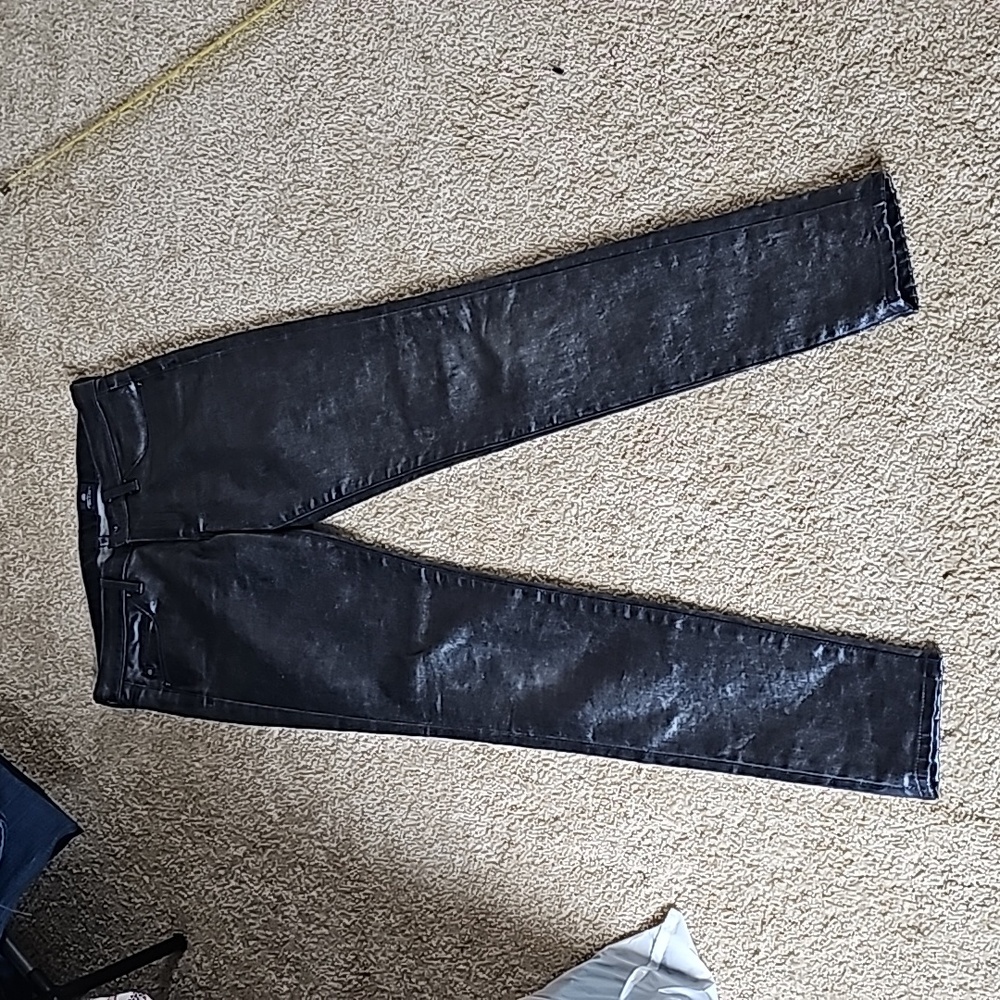 Adriano Goldschmid foil jeans